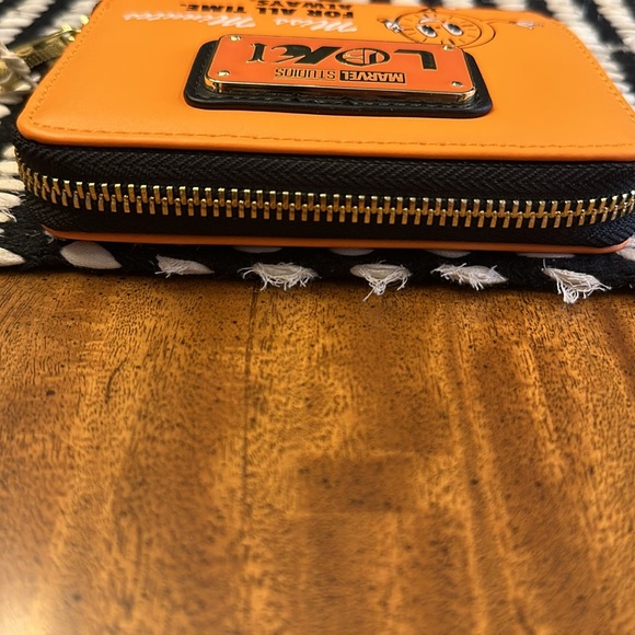 Loungefly Disney Marvel Loki TVA Miss Minutes Zip Around Wallet - Picture 6 of 16